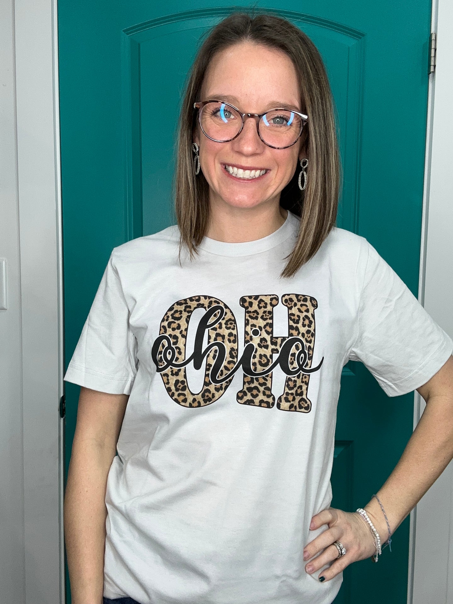 OHIO LEOPARD GRAPHIC T